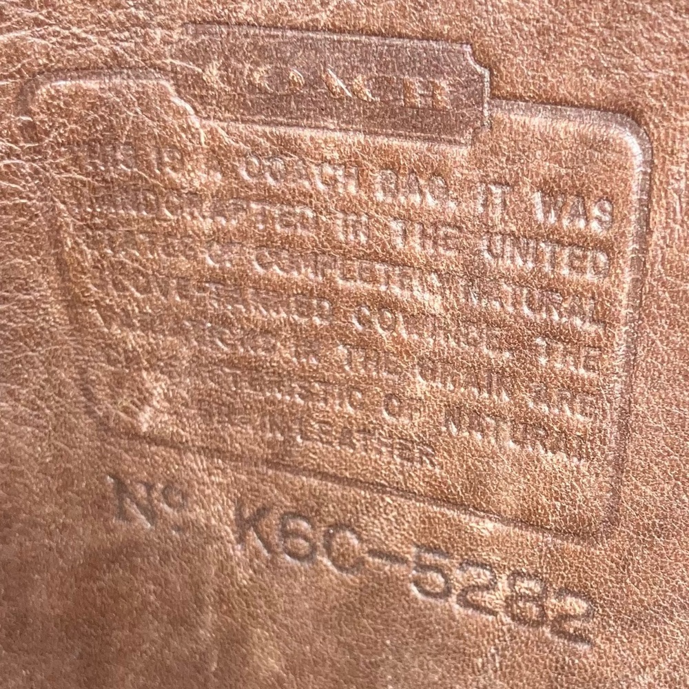 Vintage Coach Brown Leather Briefcase - Picture 2 of 14